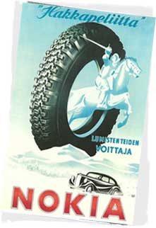 Первая реклама зимних шин Nokian Hakkapeliitta